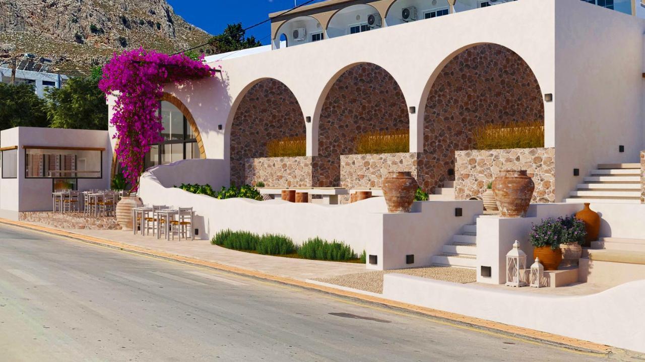 Delfini Beach Hotel&Suites Archangelos  Buitenkant foto