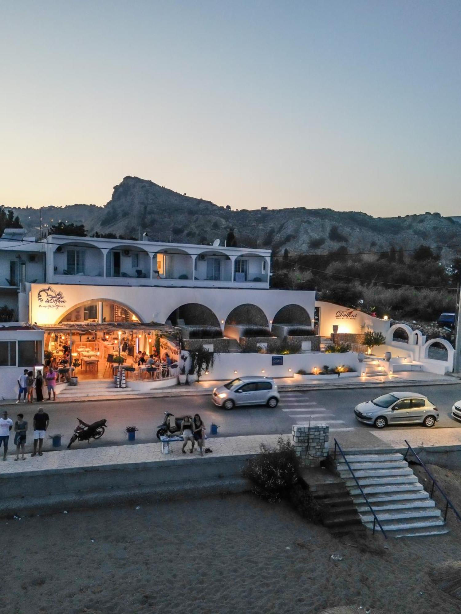 Delfini Beach Hotel&Suites Archangelos  Buitenkant foto